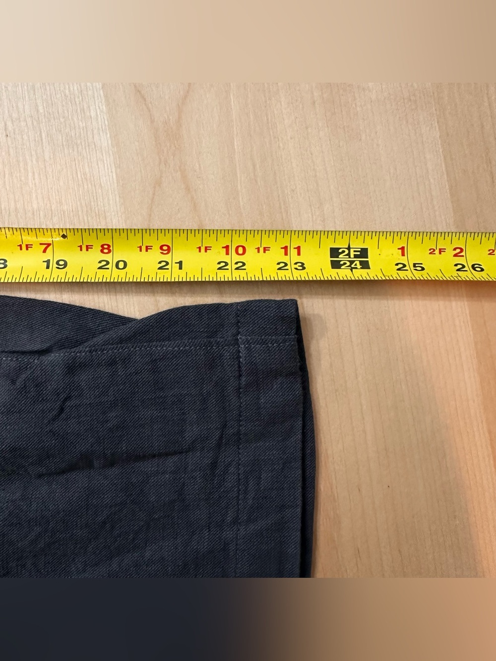 FLINT AND TINDER Cotton Linen Pants Charcoal 36 - Picture 6 of 7